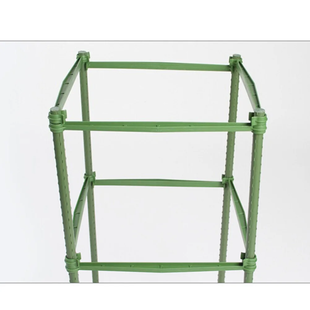 

24Pcs Plastic Connecting Brackets Gardening Expandable Rods for Tomato Cucumber Vine Climbing Plant Support Bracket Clips