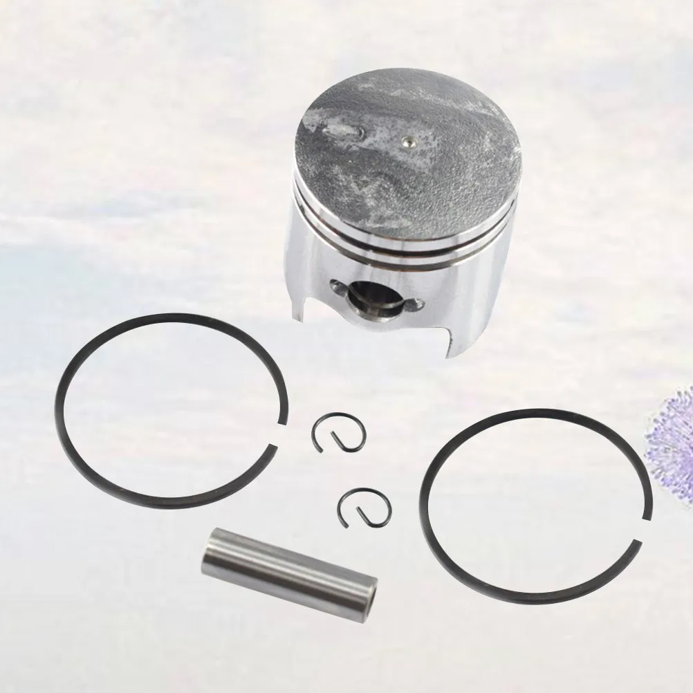 4Pcs Chainsaw Piston Ring Pin Set Silver Durable 2 Stroke Chainsaw 3800 Type Replacement Parts for Forestry Agriculture