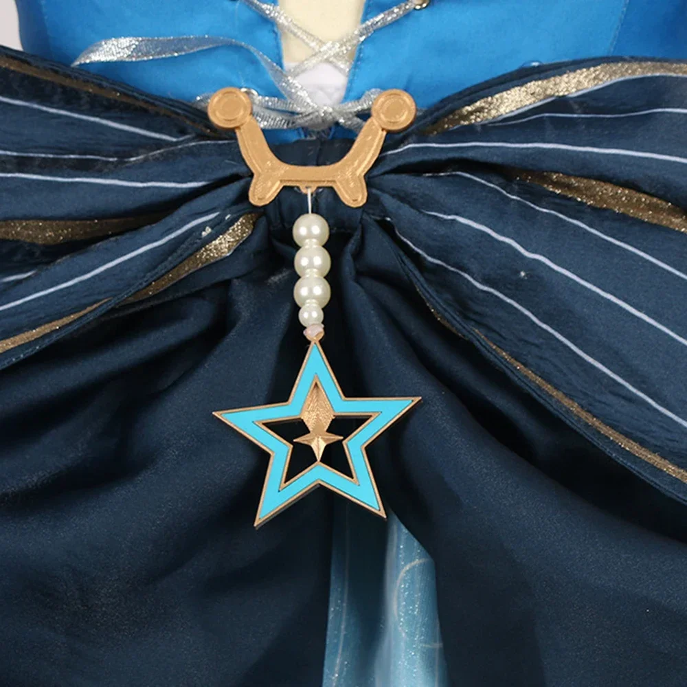 Popular Games Infinity Nikki Cosplay Costume Girl Lolita Blue Dress Princess Uniform Masquerade Carnival Party Clothes Outfit