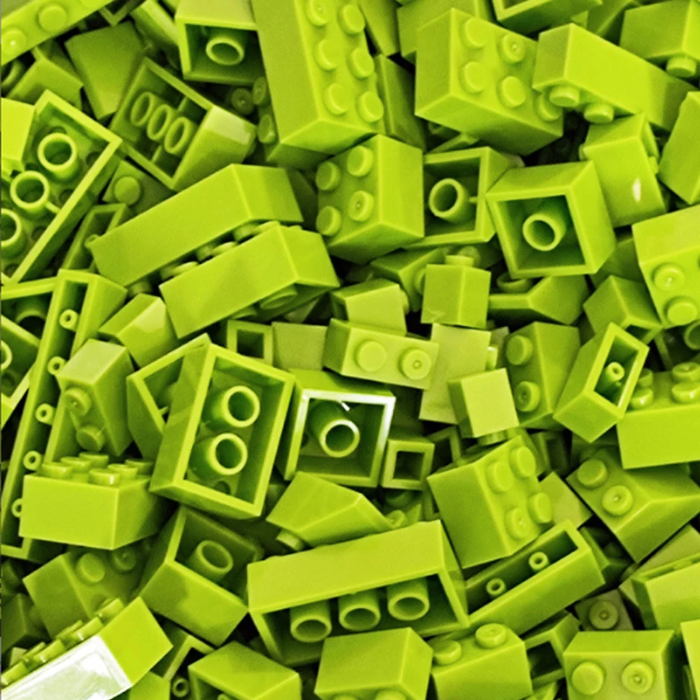 120/240PCS Bouwstenen Lot Pack Stad Klassieke Bakstenen Gesorteerd door Kleur Bakstenen Blokplaat Creatief Speelgoed Compatibel met Legoeds