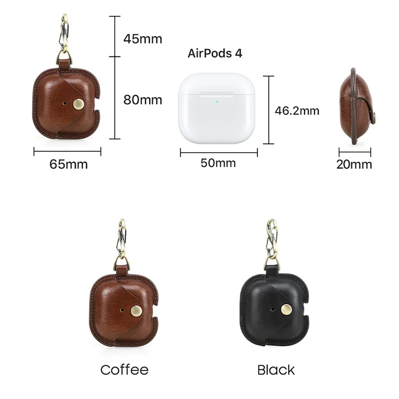 

Samsung Galaxy Buds3 Shell Bark из натуральной кожи, полное покрытие, противоударный и противоударный защитный чехол 9*7*2 см, 30 г
