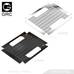 GRC 1/18 Diamond Stainless Steel Sheets For Traxxas TRX4M Ford F150 Trunk Bed Upgrade Option parts #G183XS / G183XB