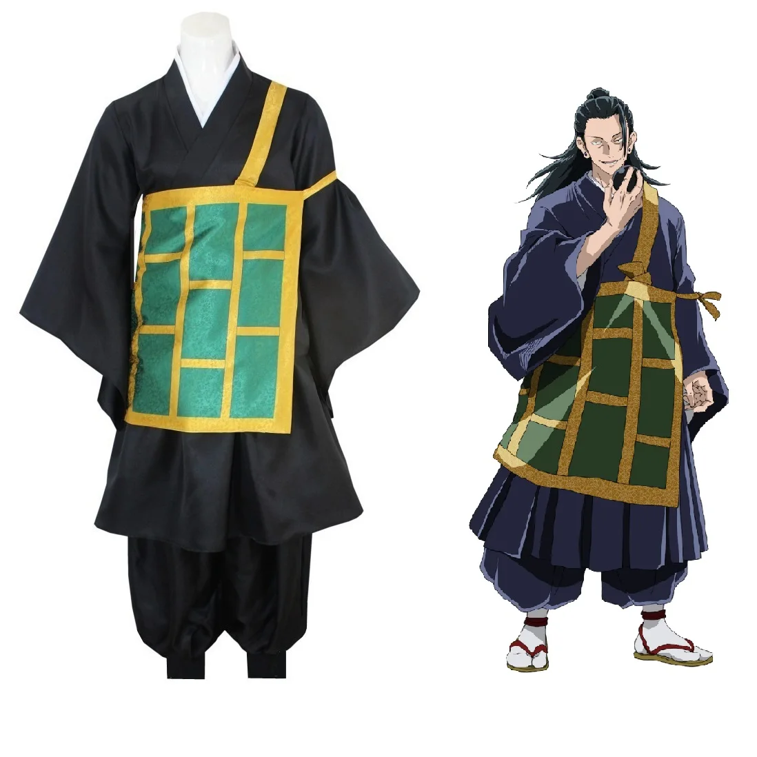 NUOVO Geto Suguru Costume Cosplay Kimono nero Uniforme scolastica Anime Vestire Costumi di Halloween per donna Uomo