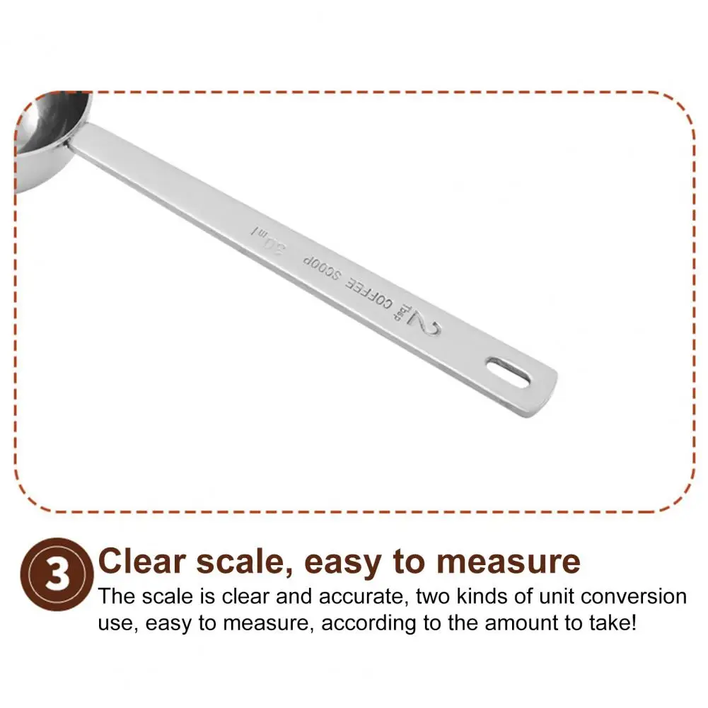 Accurate Accurate Measurement Spoon Stainless Steel Measuring Spoons Set Long Handle Coffee Scoop Tablespoon Measuring Tools for Ground - Aliexpress Deal