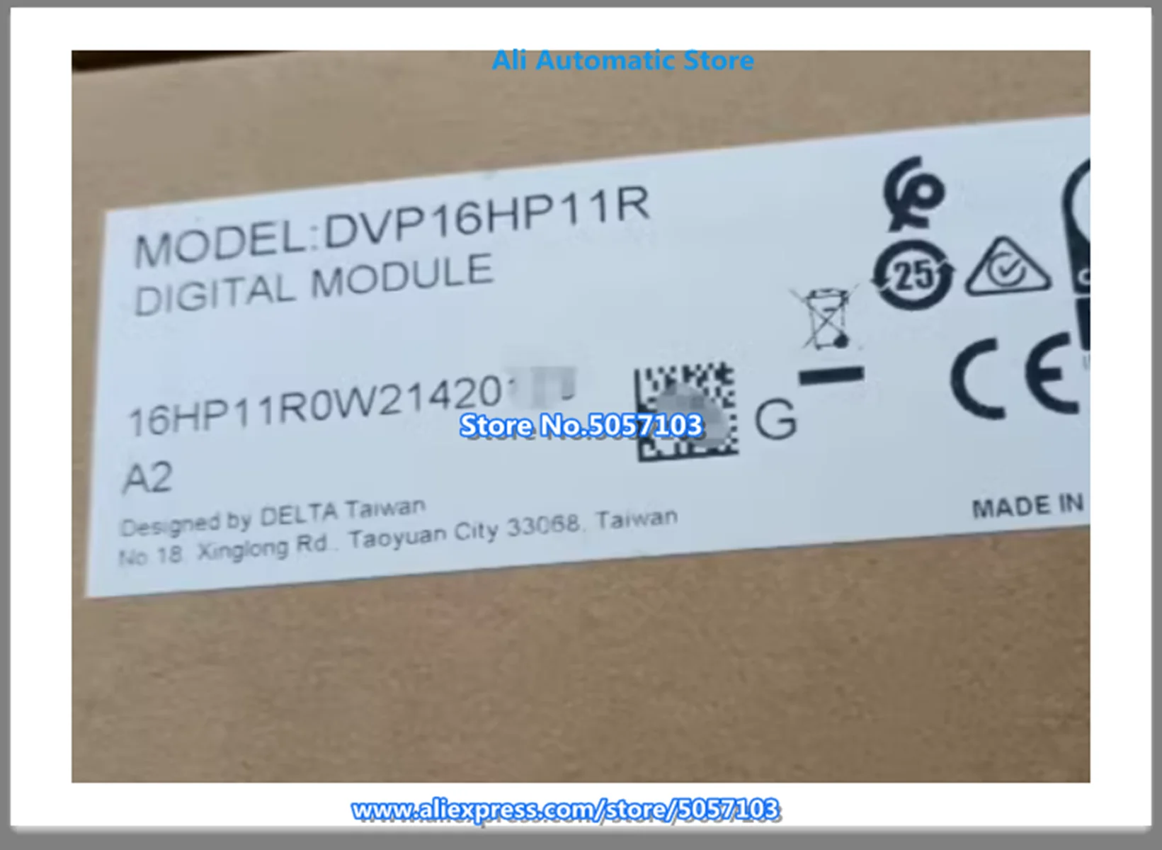 

DVP16HP11R 16-Point Expansion Machine 8DI 8DO Relay 250VAC 24VDC 2A DC Power Supply New