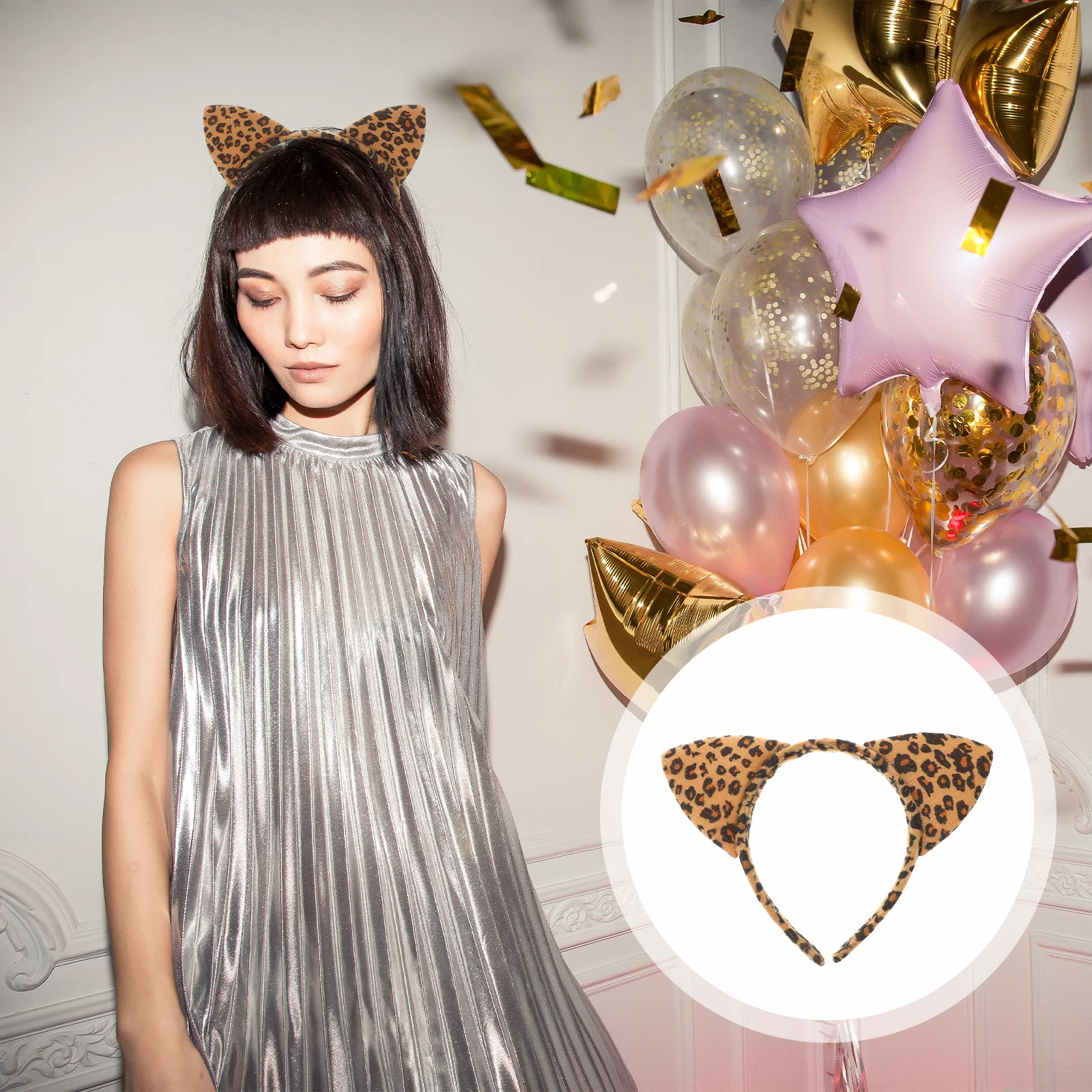 

3Pcs Leopard Headbands Premium Material Flexible Hair Hoops Ideal for Parties Photos Hair Accessories Women Teens