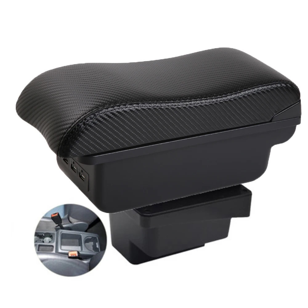 Car Tiguan Armrest box central console storage case driver elbow support rest arm view 3