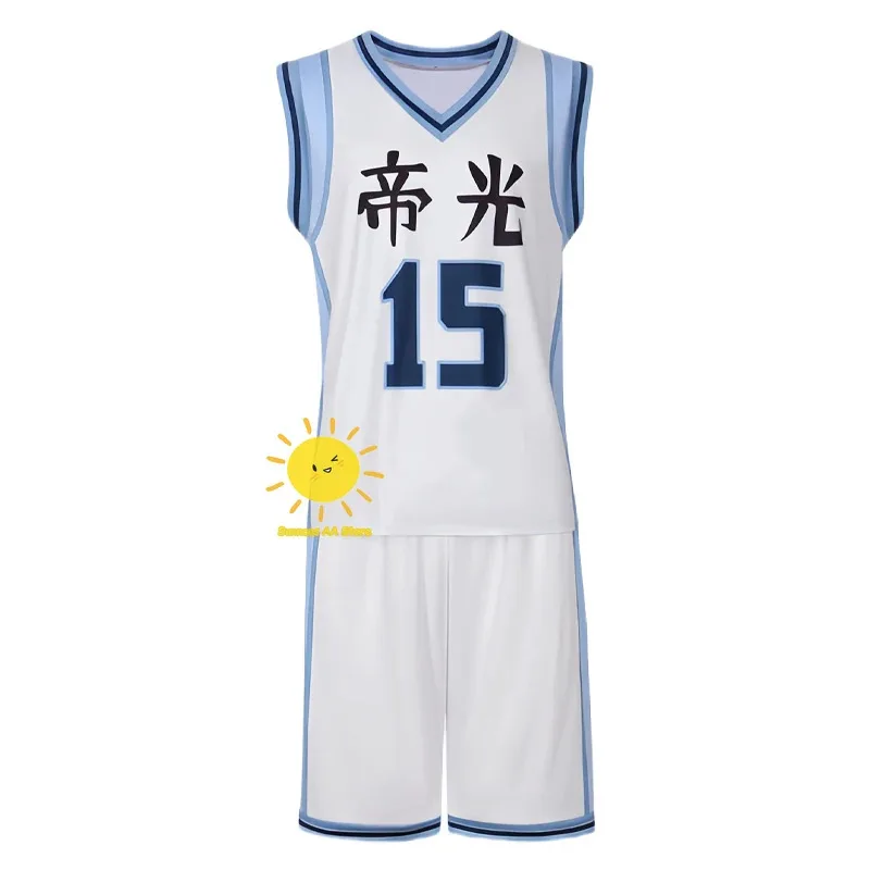 أزياء أنيمي كوروكو تيتسويا التأثيرية كوروكو كرة السلة التأثيرية بدلة كرة السلة جيرسي كاغامي تايغا للهالوين كوميكيت كوس للجنسين