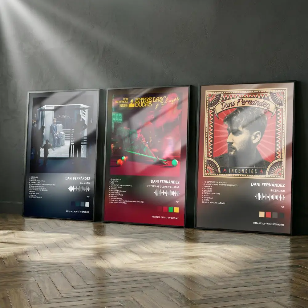 Dani Fernandez Poster-Album-Set, modernes Cover-Wandkunst-Set für Zimmer, Leinwandgemälde, Kunstdruck, Heimwanddekoration, Bild, Geschenk