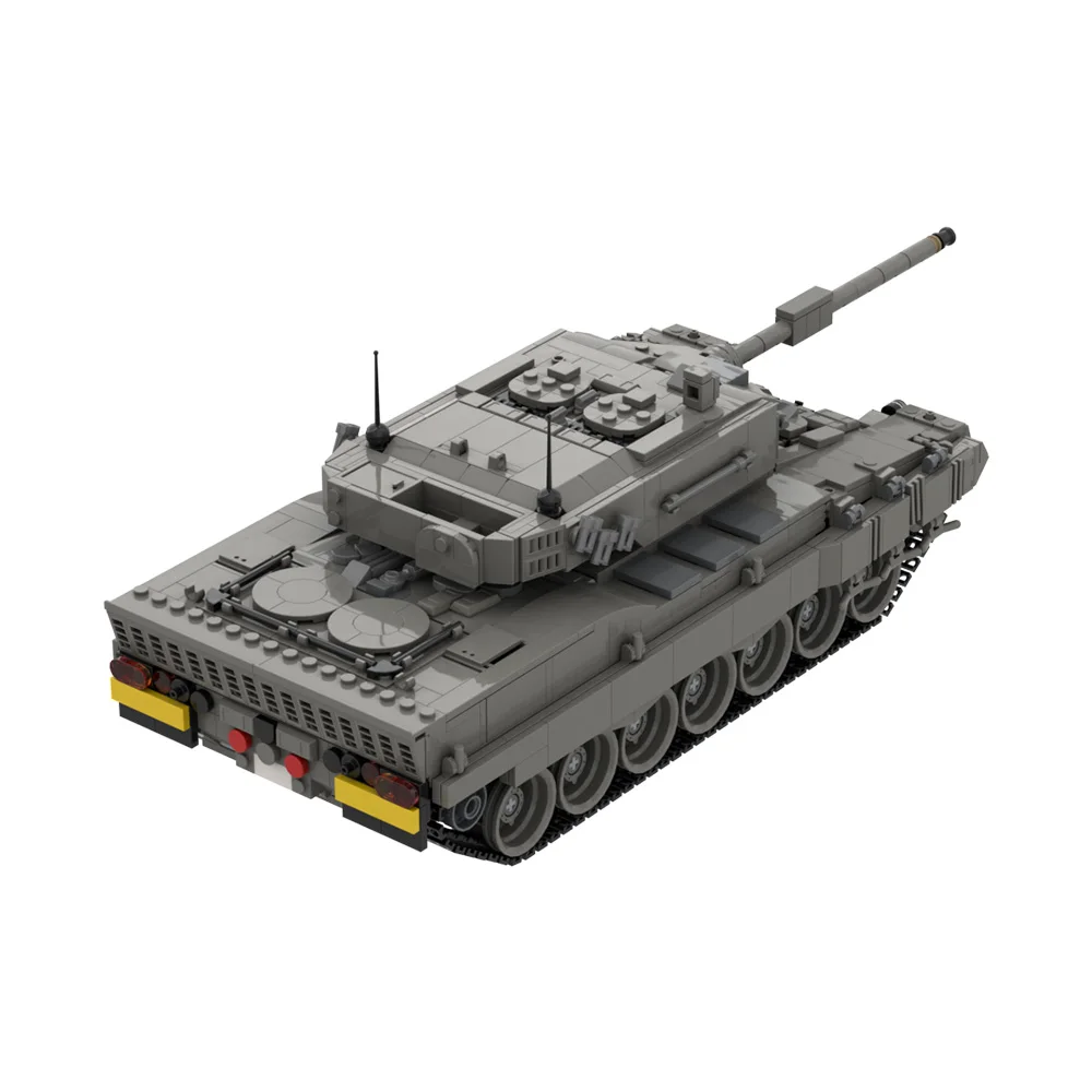 Moc militar leopardo tanques blocos de construção modelo T-55A tanque médio tijolos panzerkampfwagen vi tigre 1 diy montado brinquedo presente do miúdo