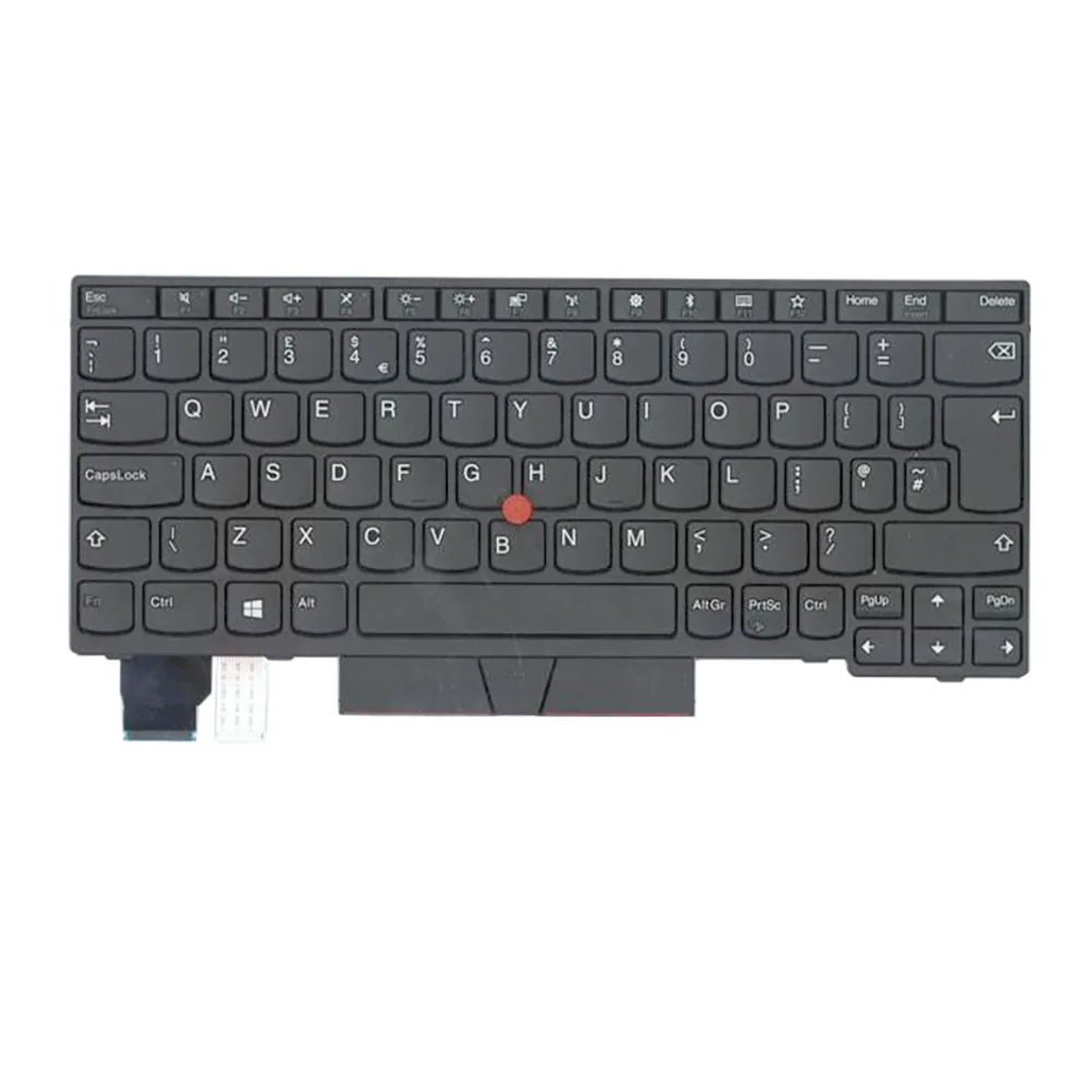 

Laptop Keyboard For Lenovo For Thinkpad X280 A285 X390 United Kingdom UK/GB 5N20V43169 SG-B3230-2BA Without Backlit Black New