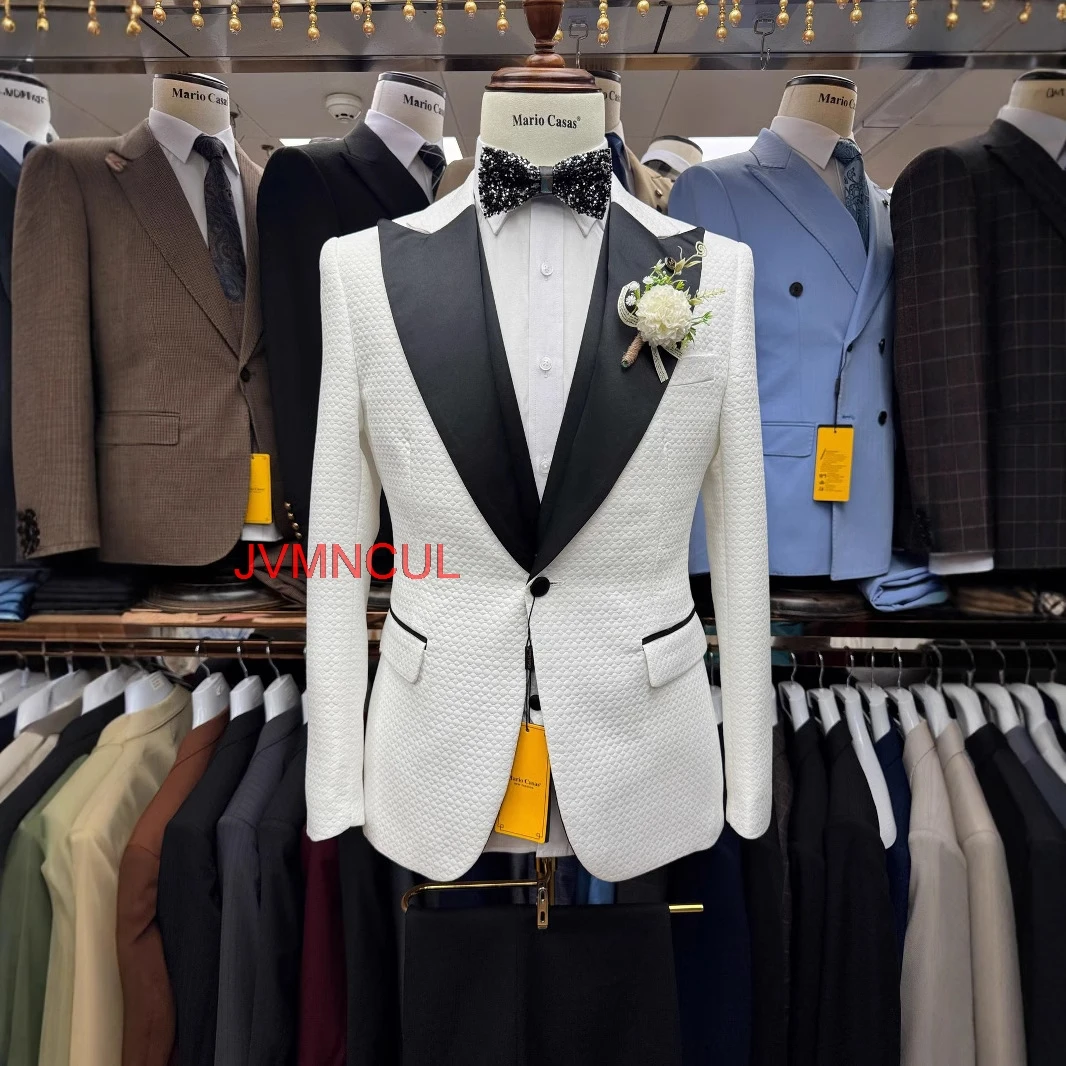 Men'S Formal Wear For Reception - Мужской костюм-тройка Slim Fit: пиджак, жилет