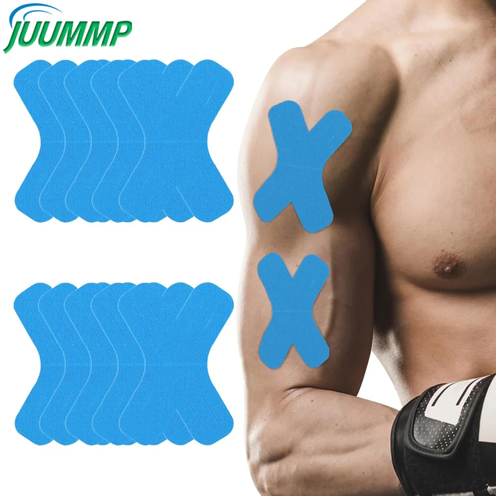 

5/10/15/20PCS Gym Kinesiology Tape, X-Type Muscle Tape for Gym Exercise, Muscle Protection At Joints, Relieve Muscle Soreness