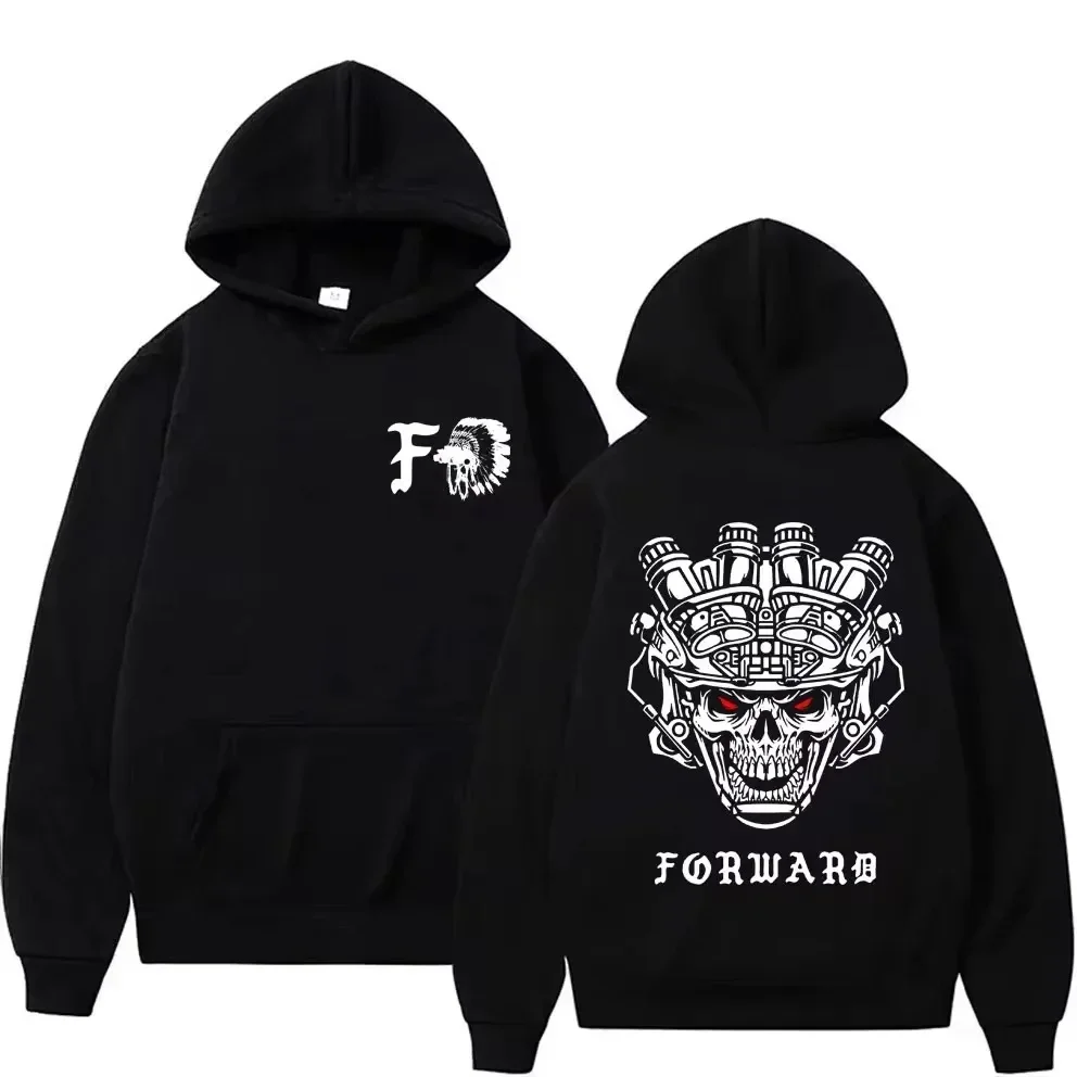 

Худи с двусторонним принтом Forward Observations Group Skull, мужской модный пуловер, винтажные повседневные худи для мужчин и женщин