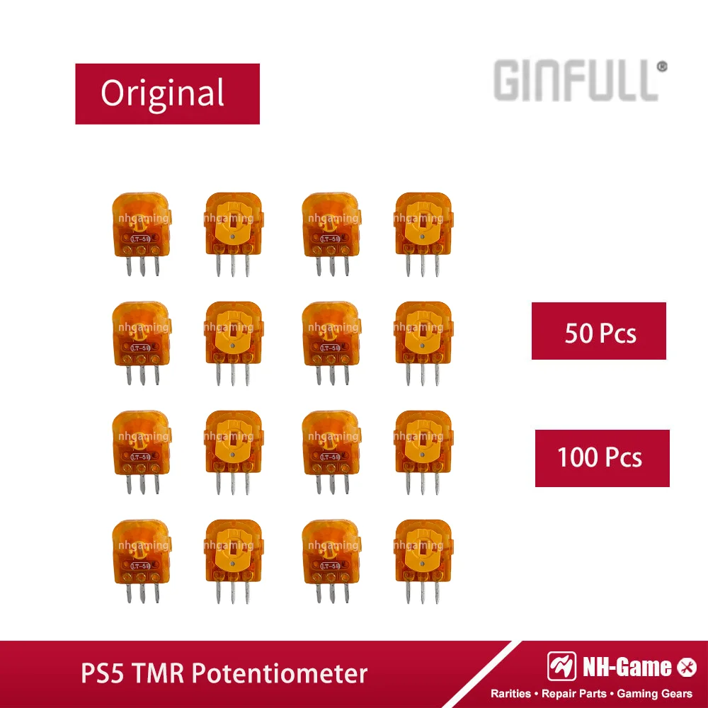 25/50 Paar Analog Joystick TMR Potentiometer Achsenwiderstand für PS5 Controller 3D Stick Micro