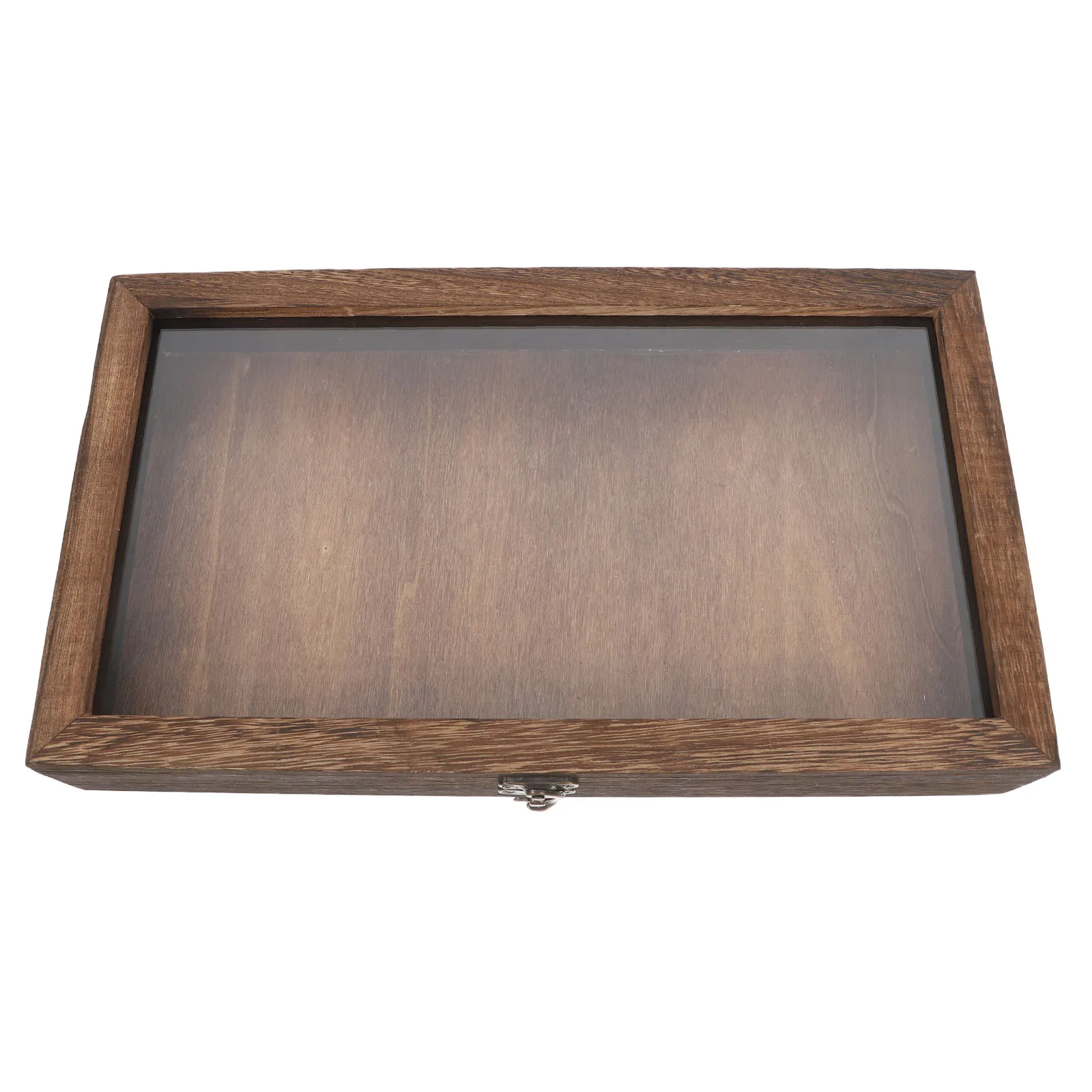 Jewelry Storage Tray in Wooden Shadow Box Butterfly Insect Specimen Case Clear Top Display Frame Collectibles Organizer Gift