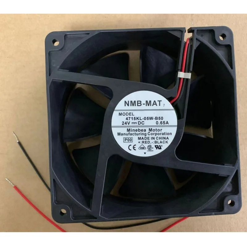 

M New NMB 4715KL-05W-B50 24VDC 0.65A 2-wire Cooling Fan#QW