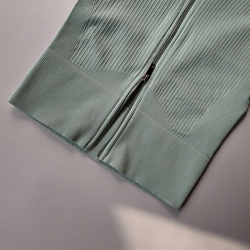 Doppelkapuzen-Sportjacke mit enganliegender Passform für Damen, Lauf-, Trainings- und Yoga-Anzug, langärmelige Reißverschluss-Strickjacke, Pilates-Oberteil. – Detail 12