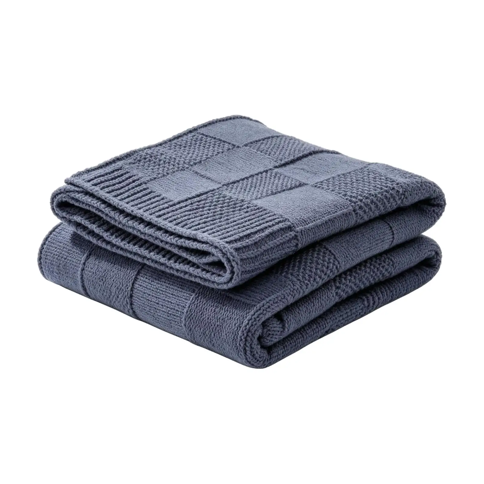Knitted Imitation Blanket Versatile Air Conditioning Blanket Soft Sofa Throw for Infants, Nursery, Travel, Reading Corner