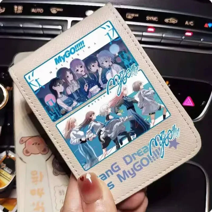 

Аниме Bang Dream It's Mygo модный кошелек из искусственной кожи, держатель для карт, сумка для косплея, подарок B251 аниме