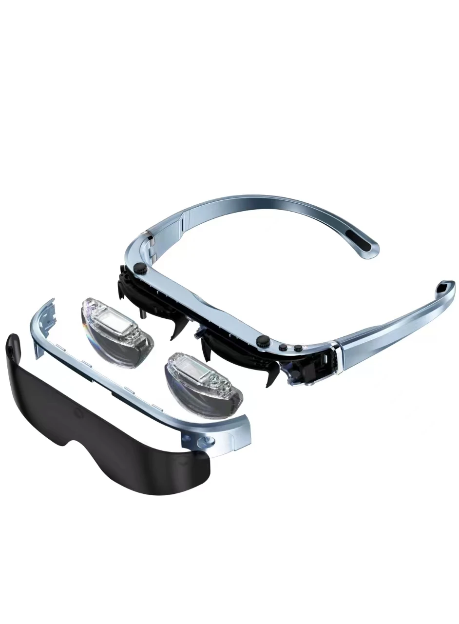 2024 The Latest Single Display Get Binocular Virtual Image Smart Birdbath AR Glasses