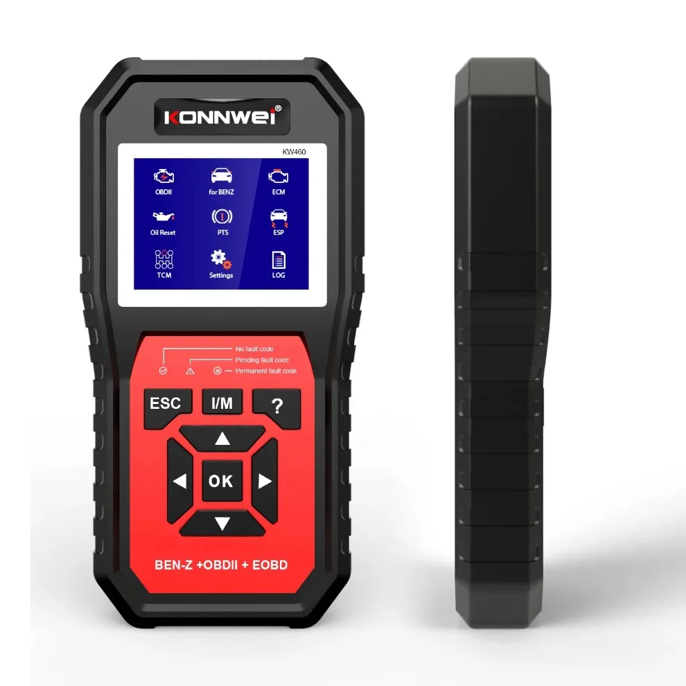 KONNWEI KW460 Obd2 Scanner for  Mercedes-Benz ABS Airbag Oil  EPB DPF SRS TPMS Reset Full Systems Diagnostic Tool W212