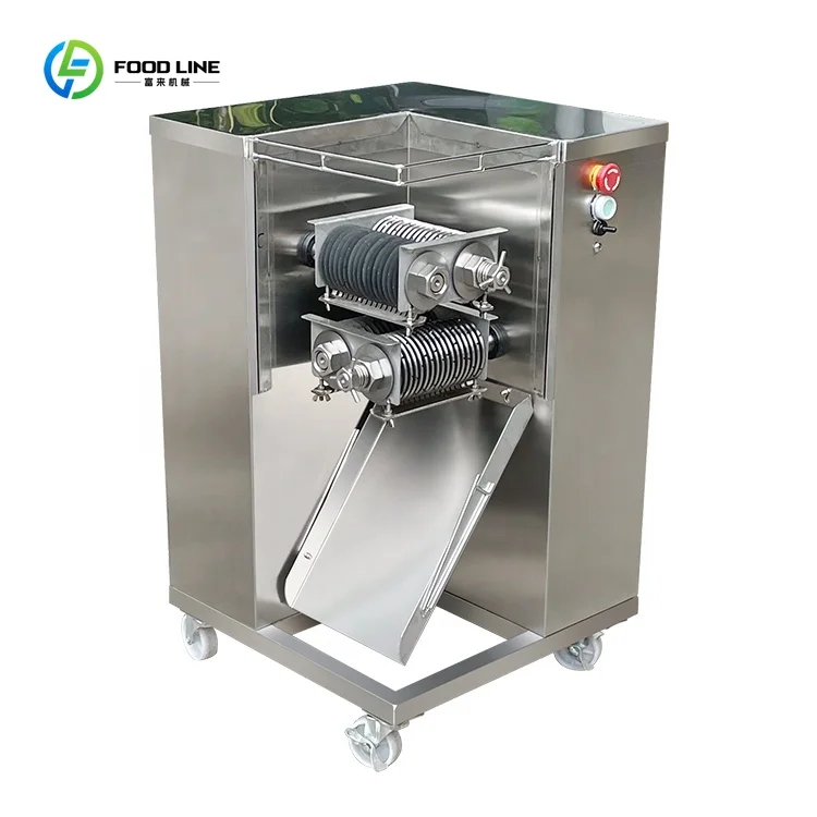 Automatic Fresh Meat Slice Strips Cutter/meat Shreds Cutter/Pork Chicken Breast Beef Strip Cutting Machine