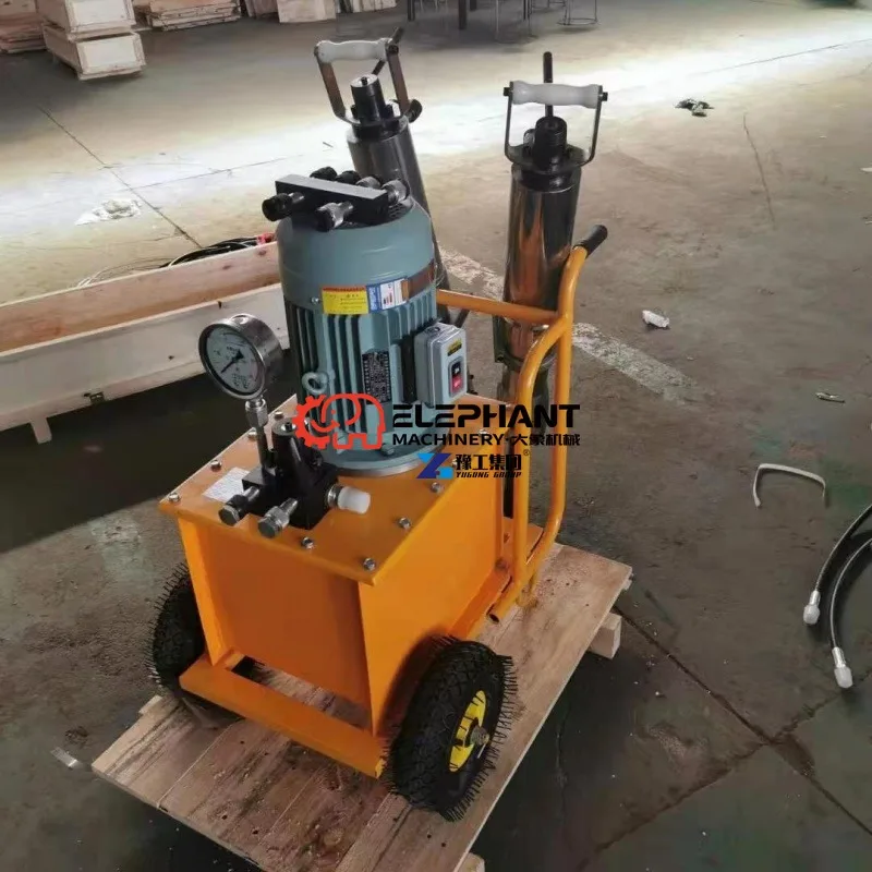 Portable Handheld High Pressure Hydraulic Rock Splitter Machine Efficient Stone Splitting Tool Lightweight Mining Breaking