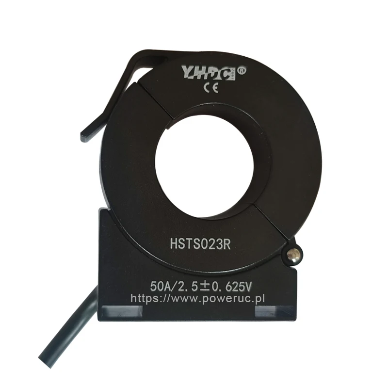 

YHDC HSTS023R Input ±50A ±100A ±200A ±300A ±400A ±500A ±600A Output2.5±0.625V 1%Supply Voltage+5V Hall Split Core Current Sensor