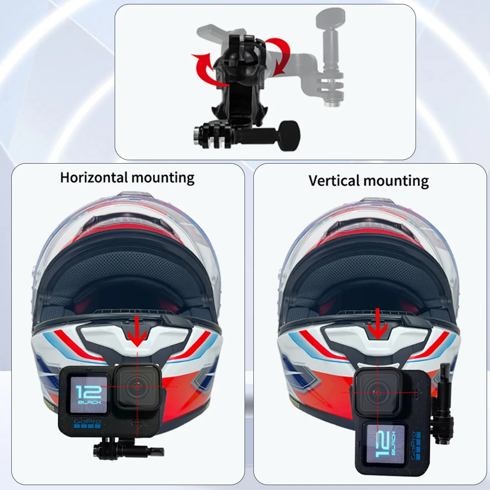 For Shoei X15 X14 Z8 Z7 NEOTEC II Motorcycle Customized Helmet Chin Mount for GoPro Insta360OneX3 X2 R Sports Camera Accessories