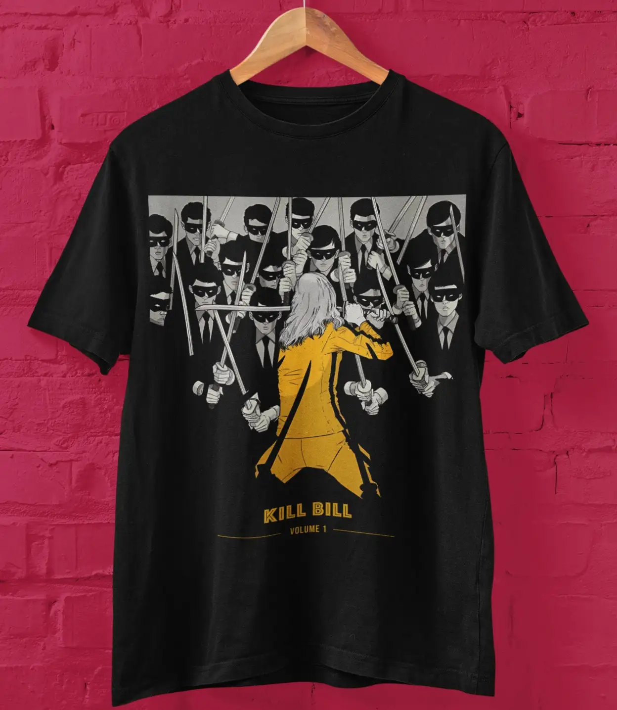 Kill Bill Movie Crewneck T shirt Black Quentin Tarantino Crazy 88 Lover for Men and Women Best Birthday Present