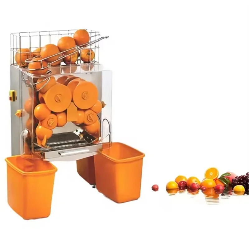 

Портативная промышленная автоматическая соковыжималка для апельсинов, коммерческая, 40 л, для ресторанов, с системой безопасности, блендер для переработки фруктов