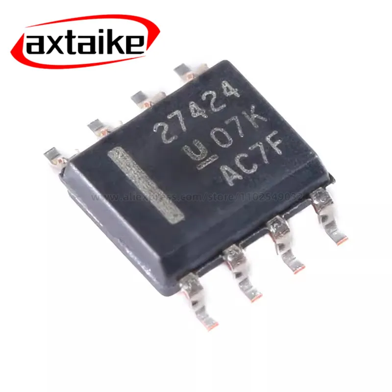 5PCS UCC27424DR UCC27424 27424 SOP-8 Dual-channel Gate Driver Chip Dual Channel Gate Driver IC Chip SMD