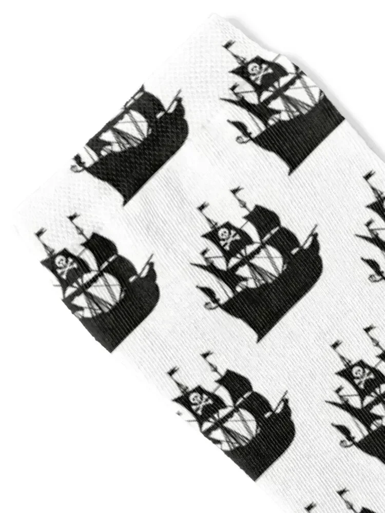 Pirate pirate skull skull pirate ship, ship Socks colored cycling bright garter Run Men's Socks Women's