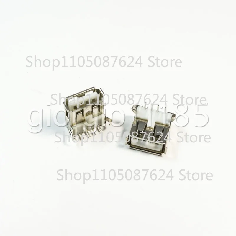 ZZZ 10x USB Type-A Female 4 Pin PCB Mount Socket Plug Connector Right Angle