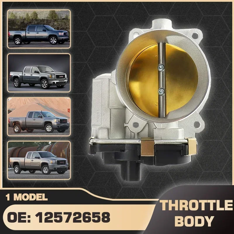 

Throttle Valve Body For GMC Sierra 1500 V8 4.8L 5.3L 6.0L GMC Sierra 2500 HD V8 6.0L GMC Sierra 3500 V8 6.0L 2007-2008 12572658