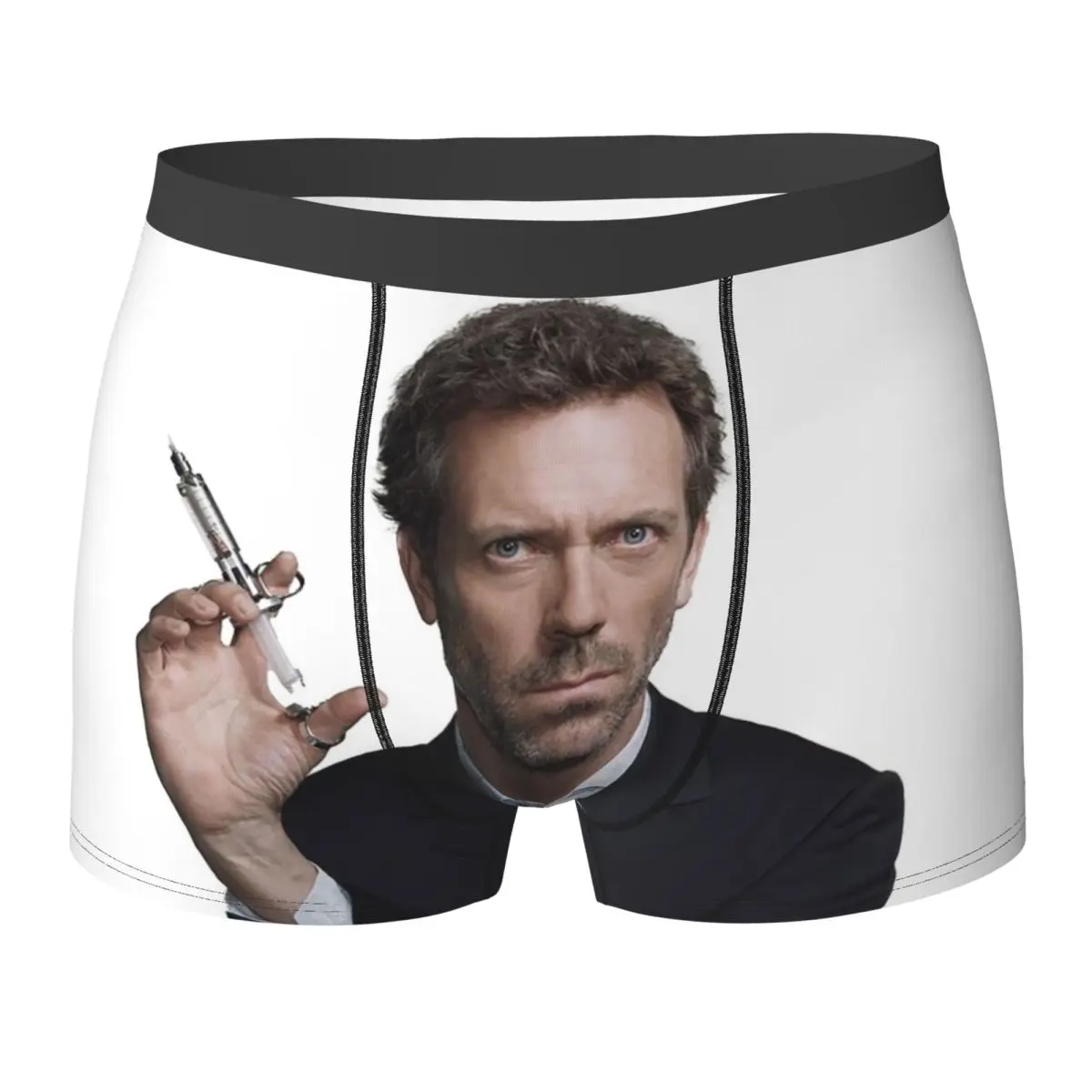 

Трусы-боксеры, шорты House MD, мужские трусы, мягкое нижнее белье для мужчин, подарки бойфренду