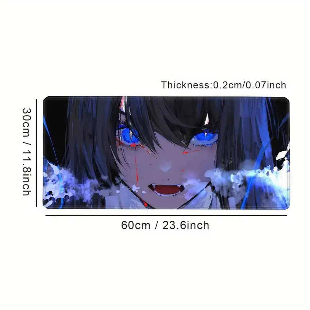 A_ado Popular Japanese singer Cartoon Mouse Pad Fine Surface Gaming Rubber Smooth Desk Pad Professional E-Sports Keyboard Pad