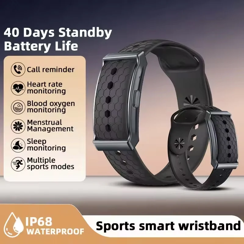 

2026Новые умные часы без экрана, мужские спортивные часы на открытом воздухе, фитнес-монитор сердечного ритма, IP68, водонепроницаемые, новые умные часы для Andrio IOS