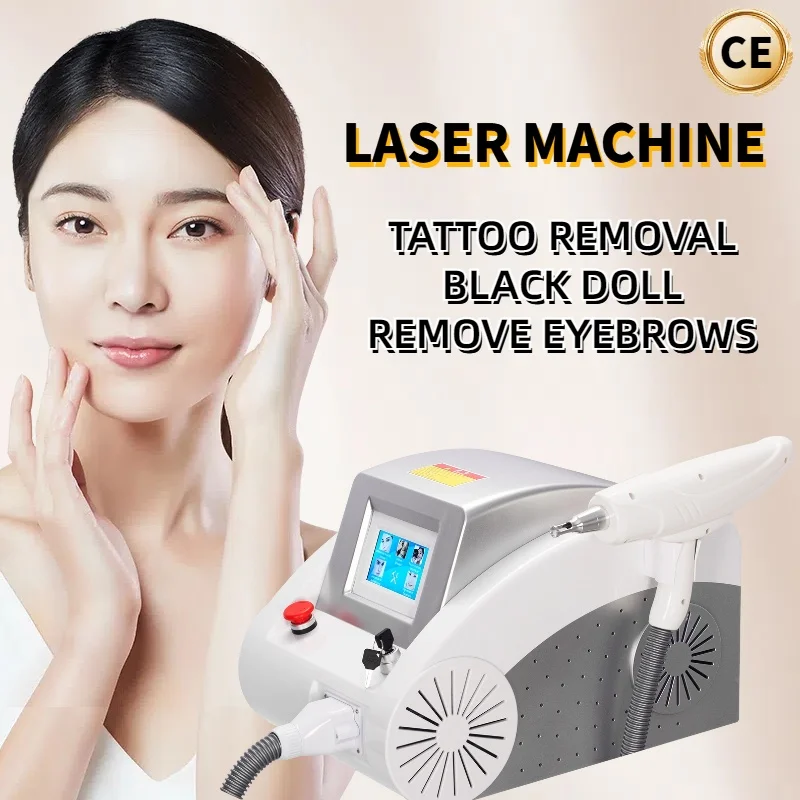 

Skin whitening and freckle removal machine. Hot selling tattoo remover Q-switch Nd Yag eyebrow picosecond laser tattoo remover.