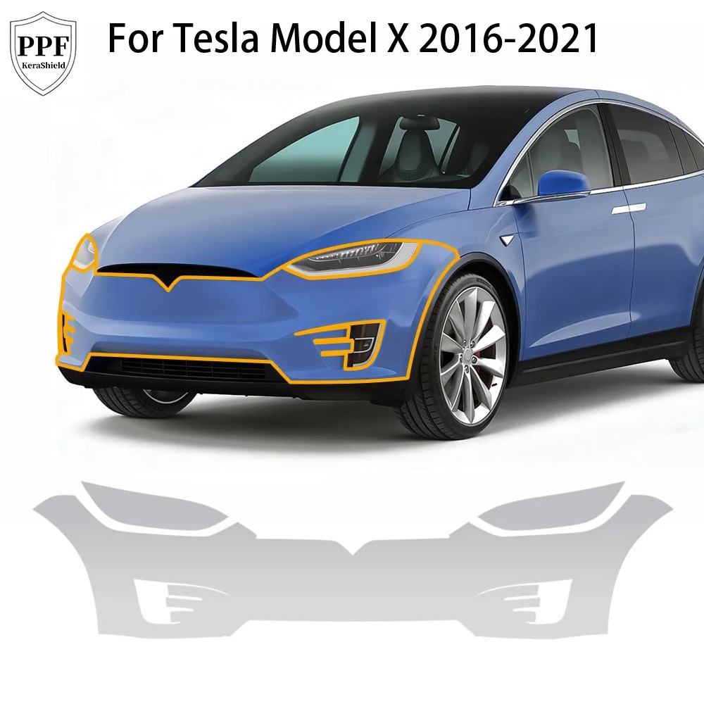 

Pre-cut PPF Clear Bra TPU Car Body Paint Protection Film For Tesla Model X 2016-2021 Anti-Scratch Kit Invisible Repairable Cover