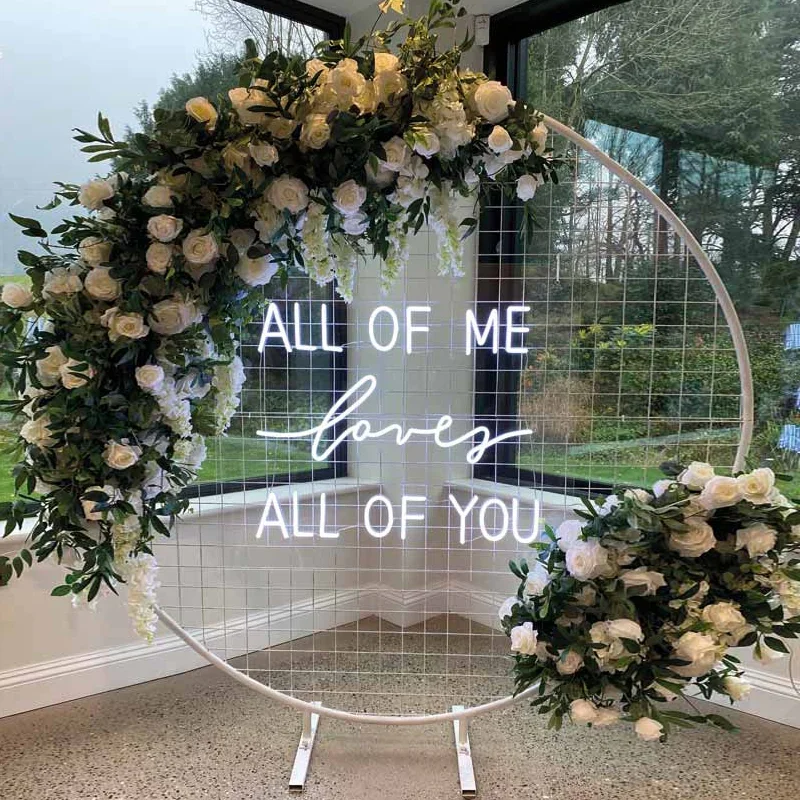 Letrero de neón personalizado de fábrica, letras LED de fiesta, amor romántico, boda