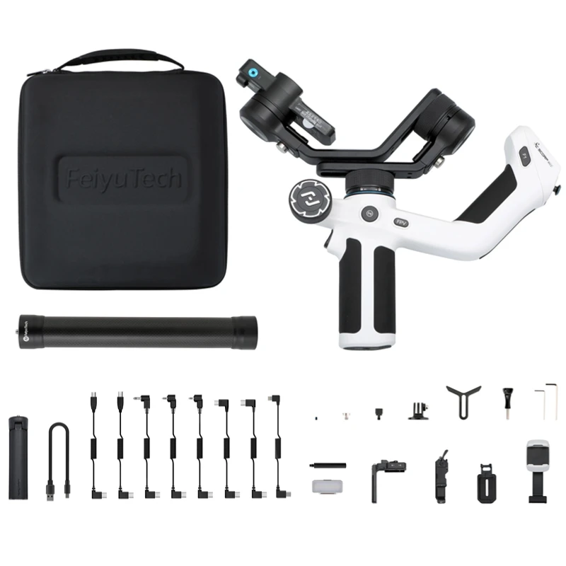 FeiyuTech SCORP Mini 2 Handheld Gimbal 3-assige spiegelloze en actiecamera Smartphone met AI-tracker Magnetische vulling, 1,2 kg laadvermogen - afbeelding 1