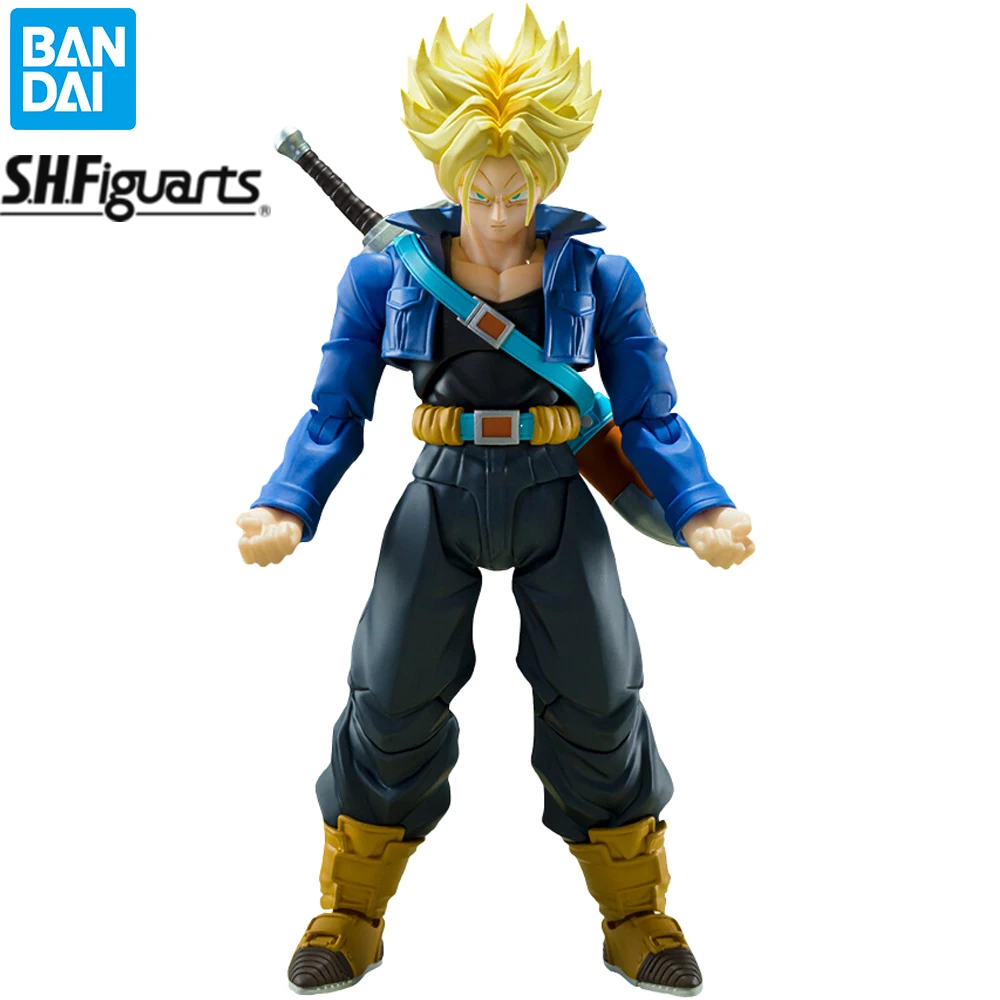 Bandai SHFiguarts Dragon Ball Future Trunks SSJ The Boy From The Future Ver. 1/12 Action Figure Collectible Anime Model Toys