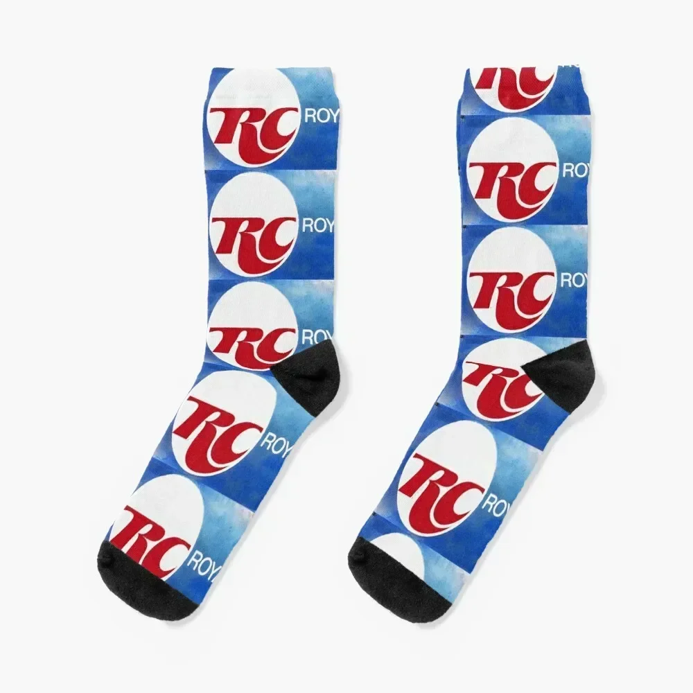 RC COLA ROYAL CROWN COLA VINTAGE SIGN Calcetines estéticos Run baloncesto Calcetines Hombres Mujeres