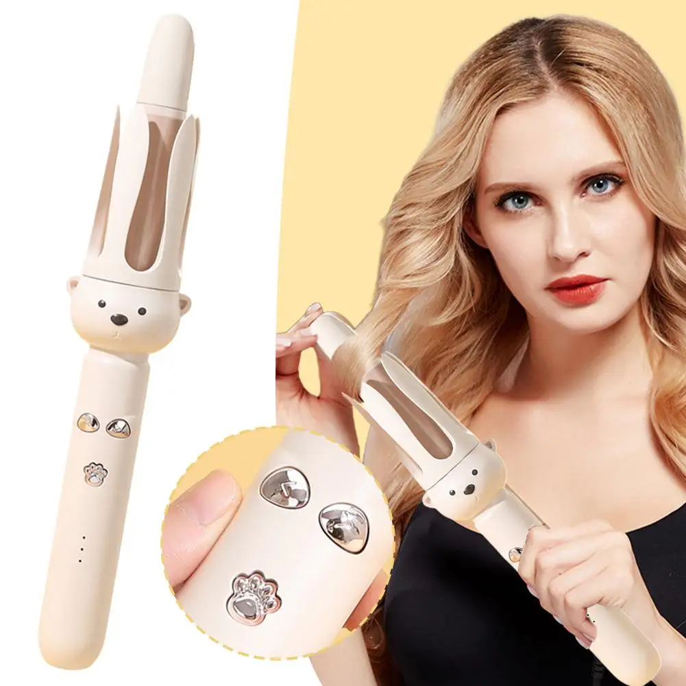 

Automatic Hair Curler 28mm Negative Ions Electric Ceramic Styler Rotating Curling Iron Curl Anti-Tangle Hair Curling Stick C7B4