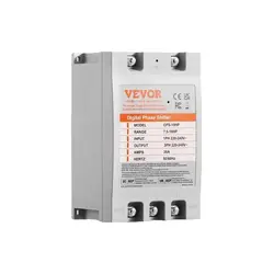 SucceBuy Digital Converter 5/7.5/10HP Single Phase to 3 Phase Converter Digital Phase Shifter for Residential Light Commercial
