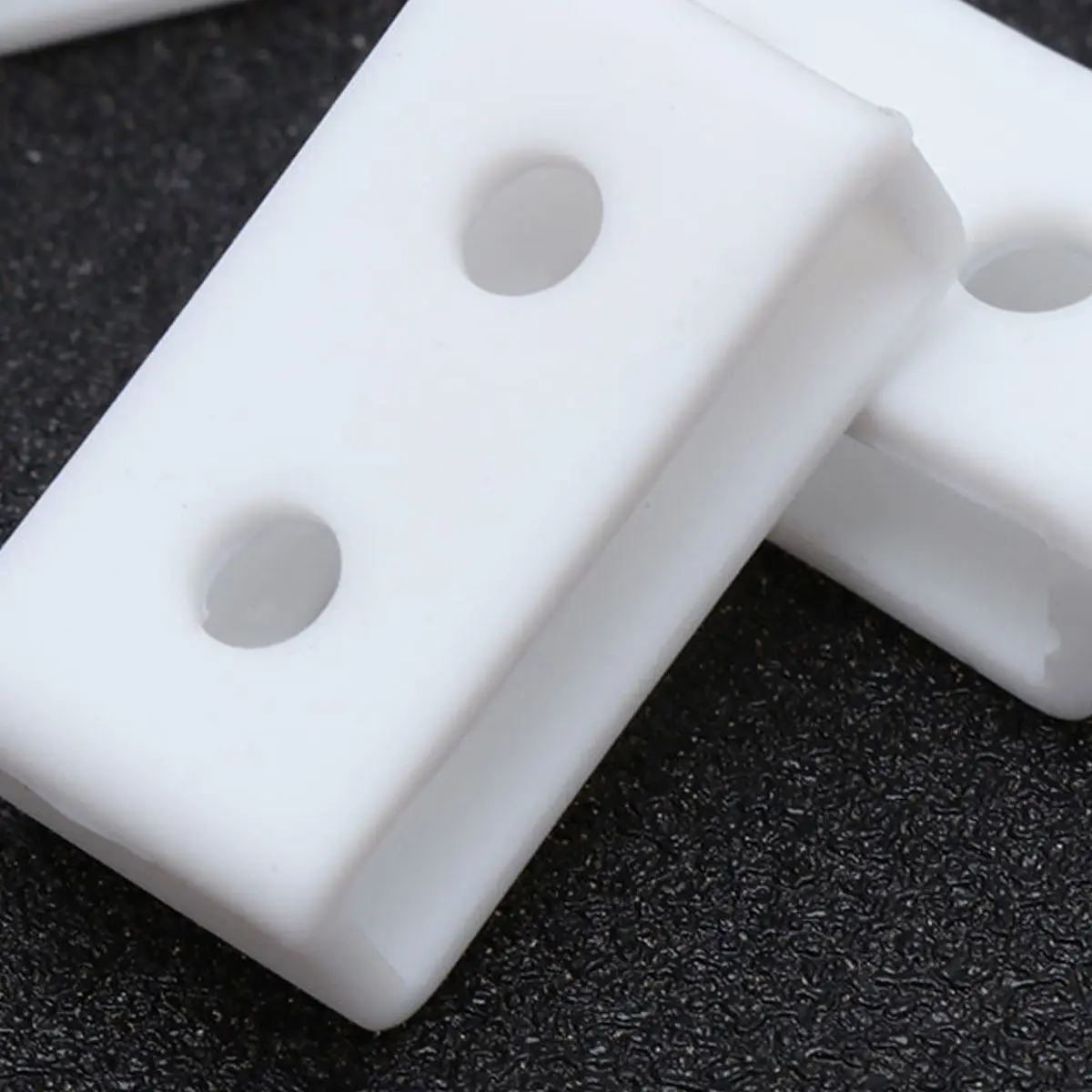 3Pcs Silicone Watch Strap Rings Replacement Bands Wear Resistant Elastic Fastener Loops for Ga110 Ba 18Mm White