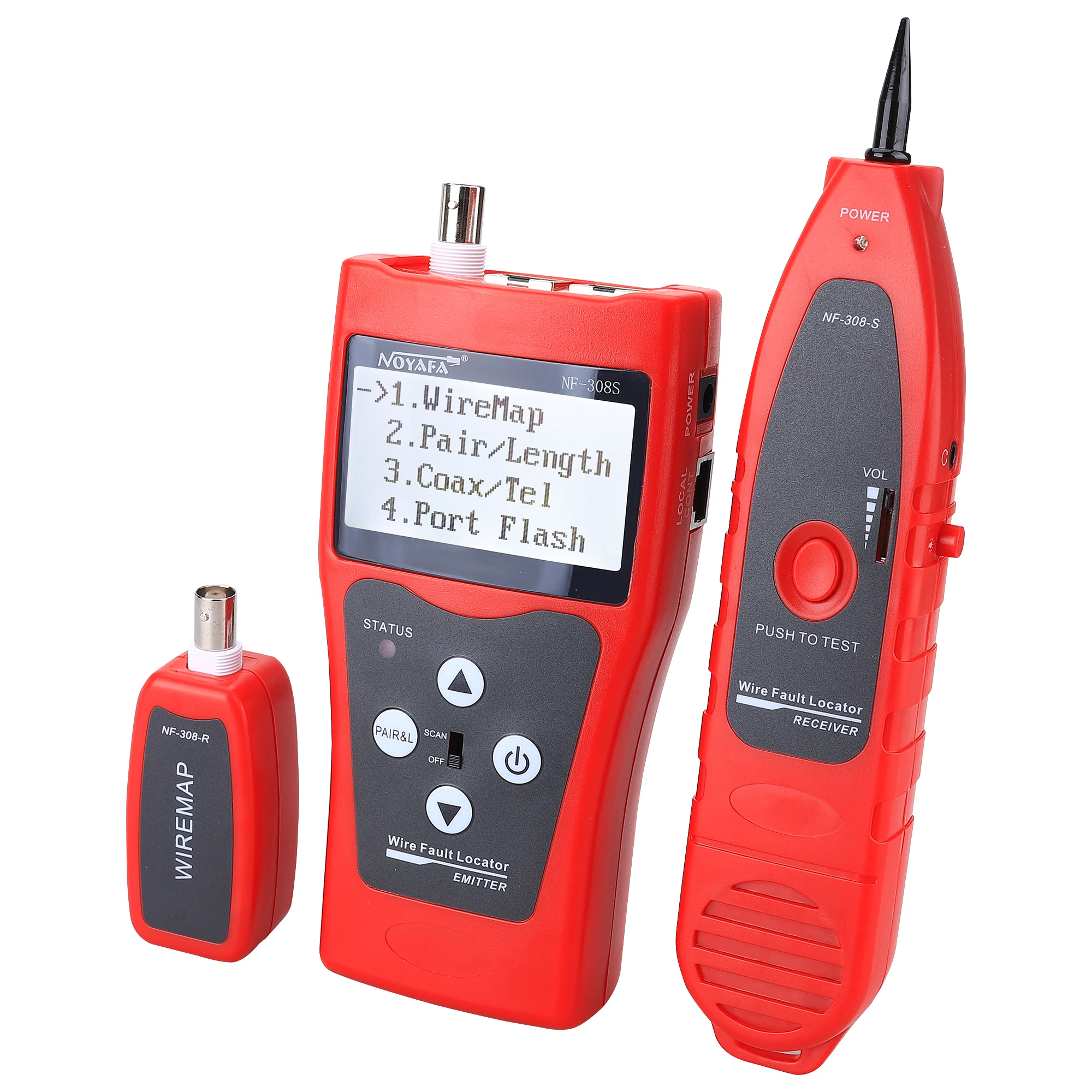 NF-308S multi-function wire tracker for telephone line test network RJ11 RJ45 Ethernet cable tester Network cable tester