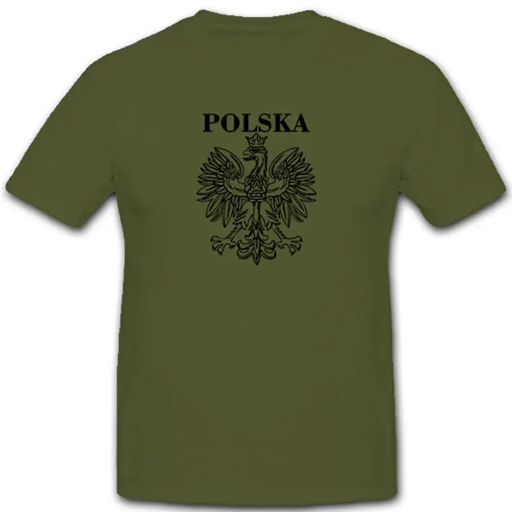 

Polska Eagle Poland Crest Men T-Shirt Short Sleeve Casual Cotton O-Neck Summer Shirts Size S-3XL